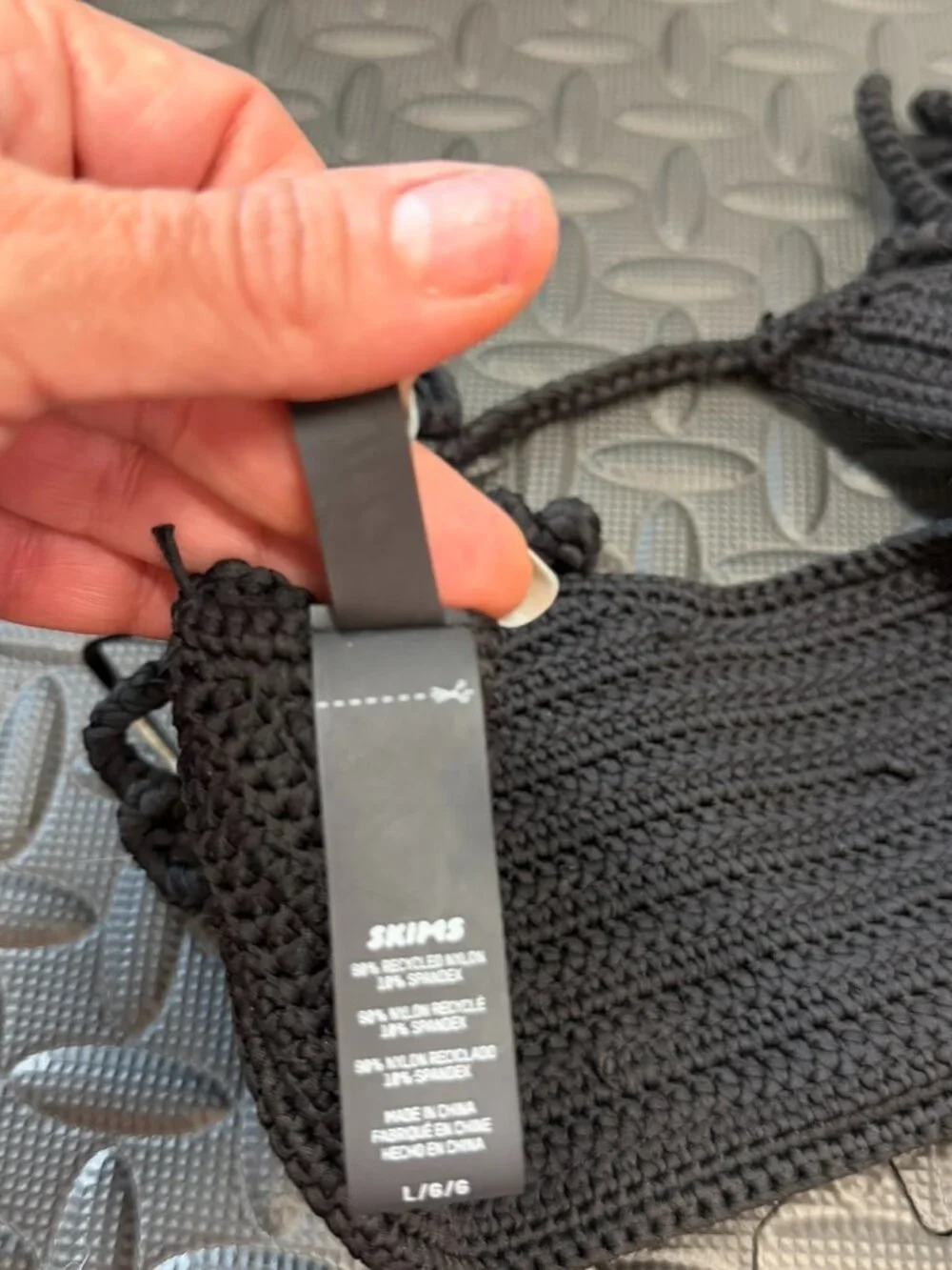 SKIMS black crochet